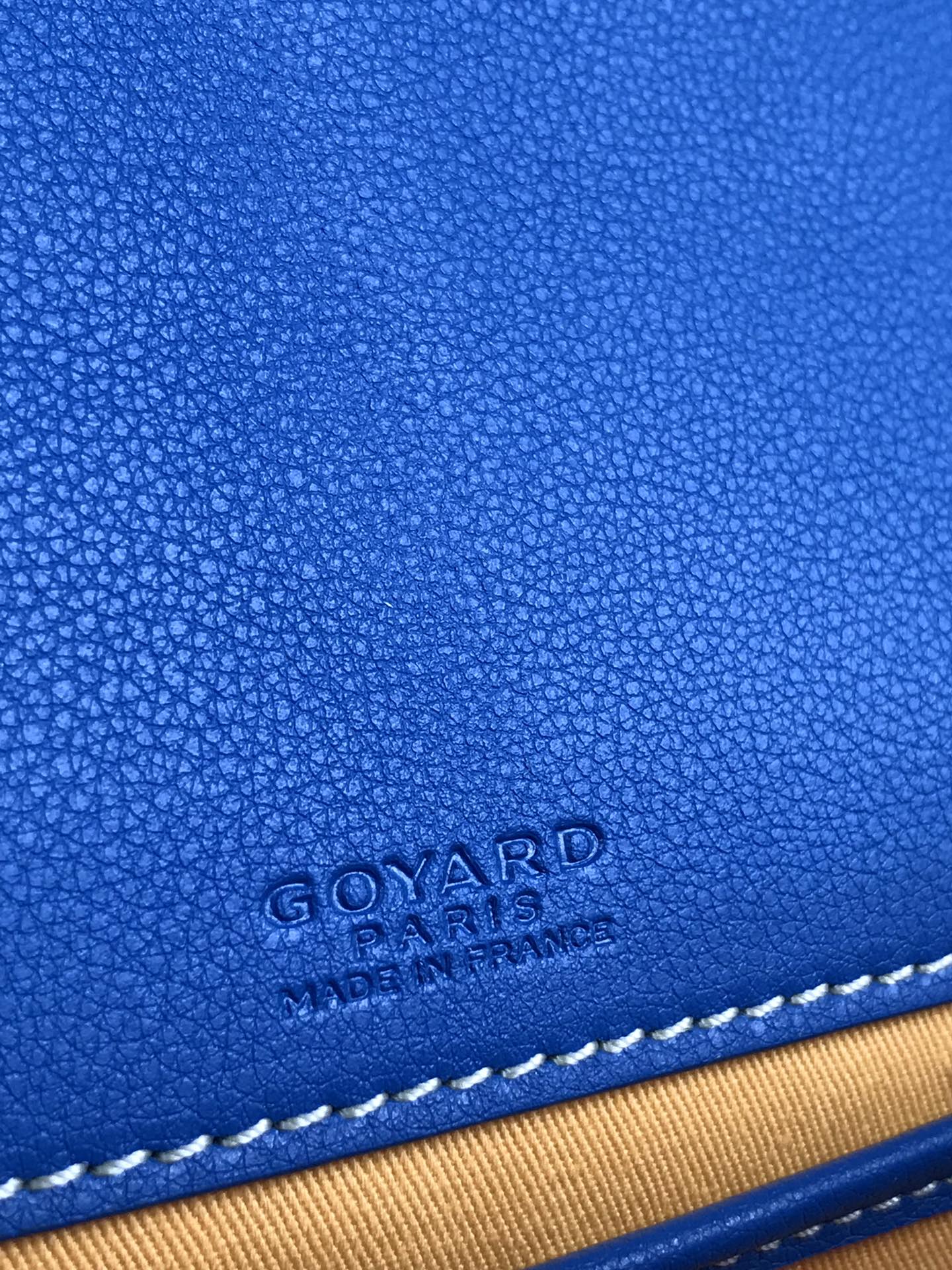 GOYARD Goyardine Belvedere II PM Messenger Bag Blue