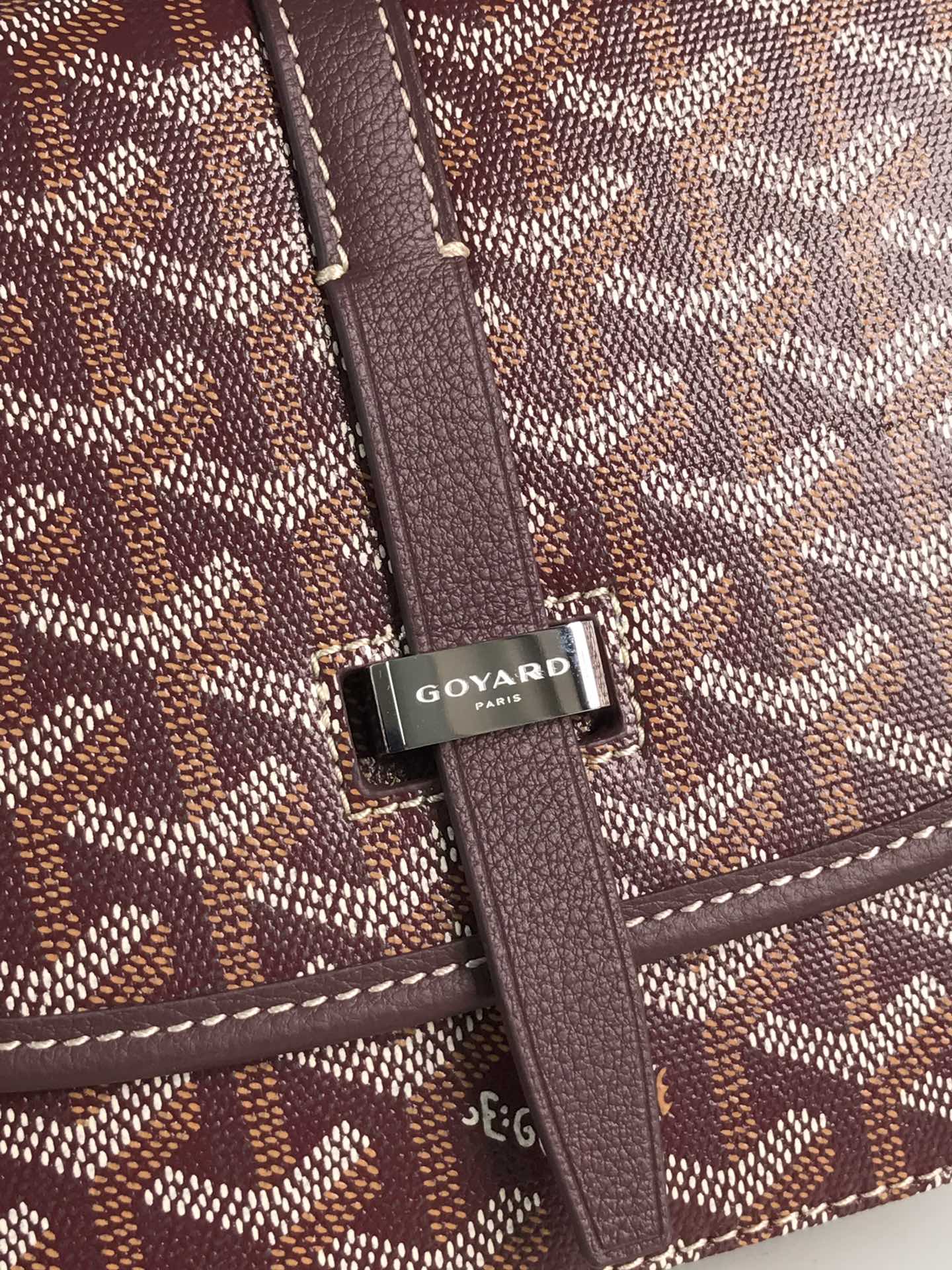 GOYARD Goyardine Belvedere II PM Messenger Bag brown