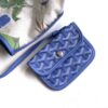 Goyard Goyardine Anjou Sky Blue Mini Bag Palladium Hardware