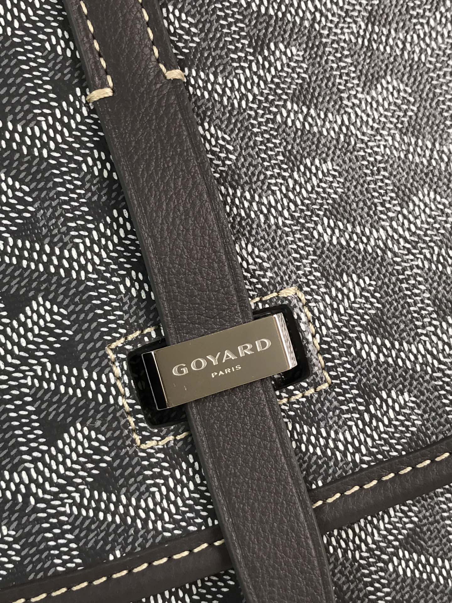 GOYARD Goyardine Belvedere II PM Messenger Bag gray