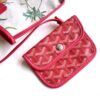 GOYARD Goyardine Reversible Mini Anjou Red 383710