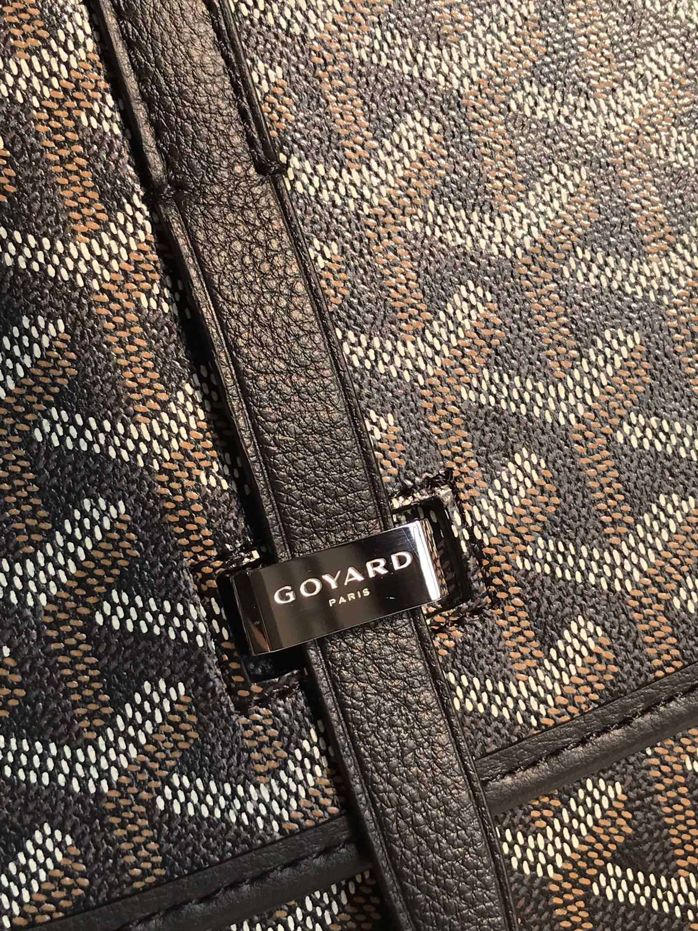 GOYARD Goyardine Belvedere II PM Messenger Bag Black