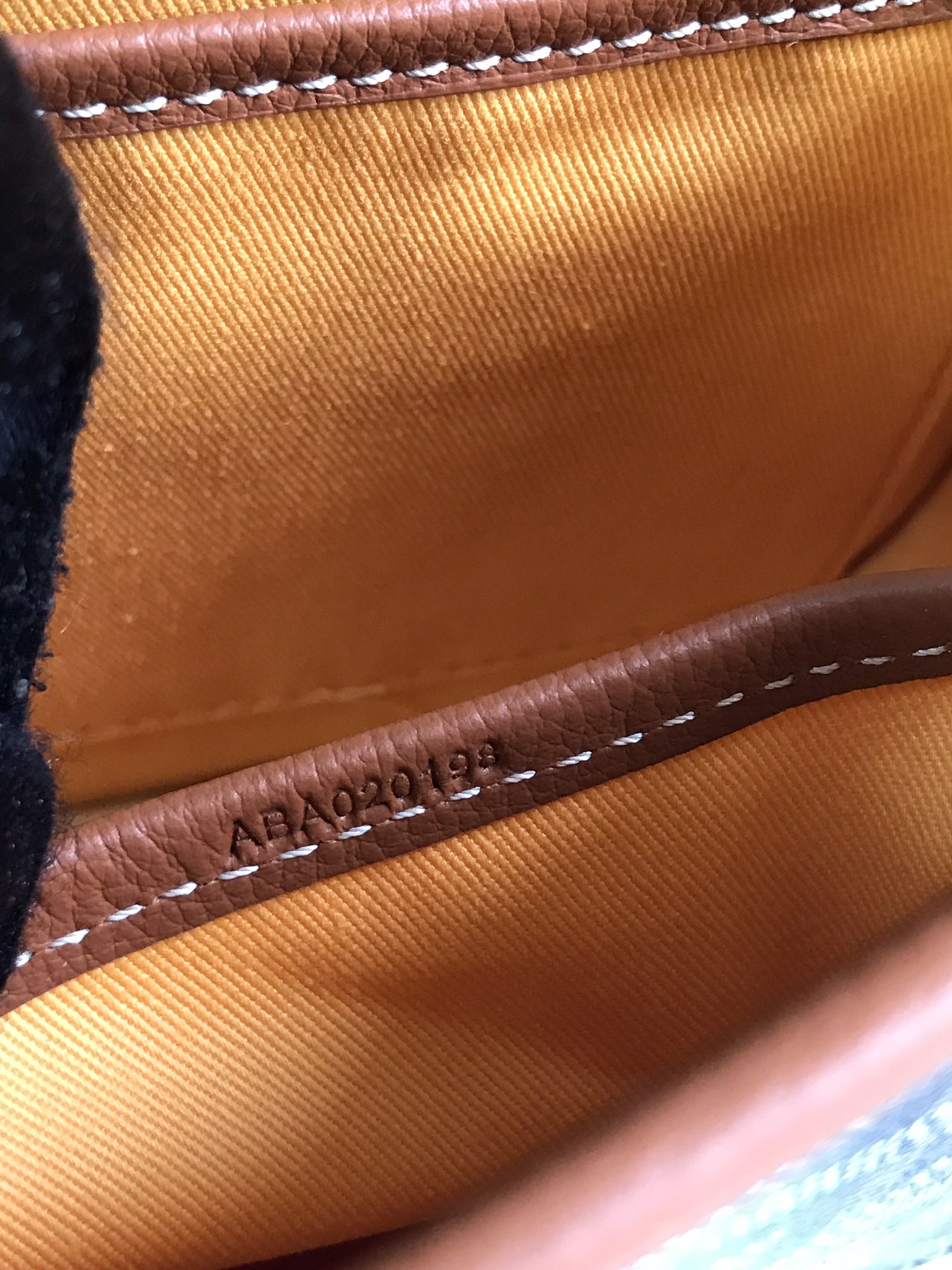 Goyard Black Chevron Coated Canvas & Brown Decize