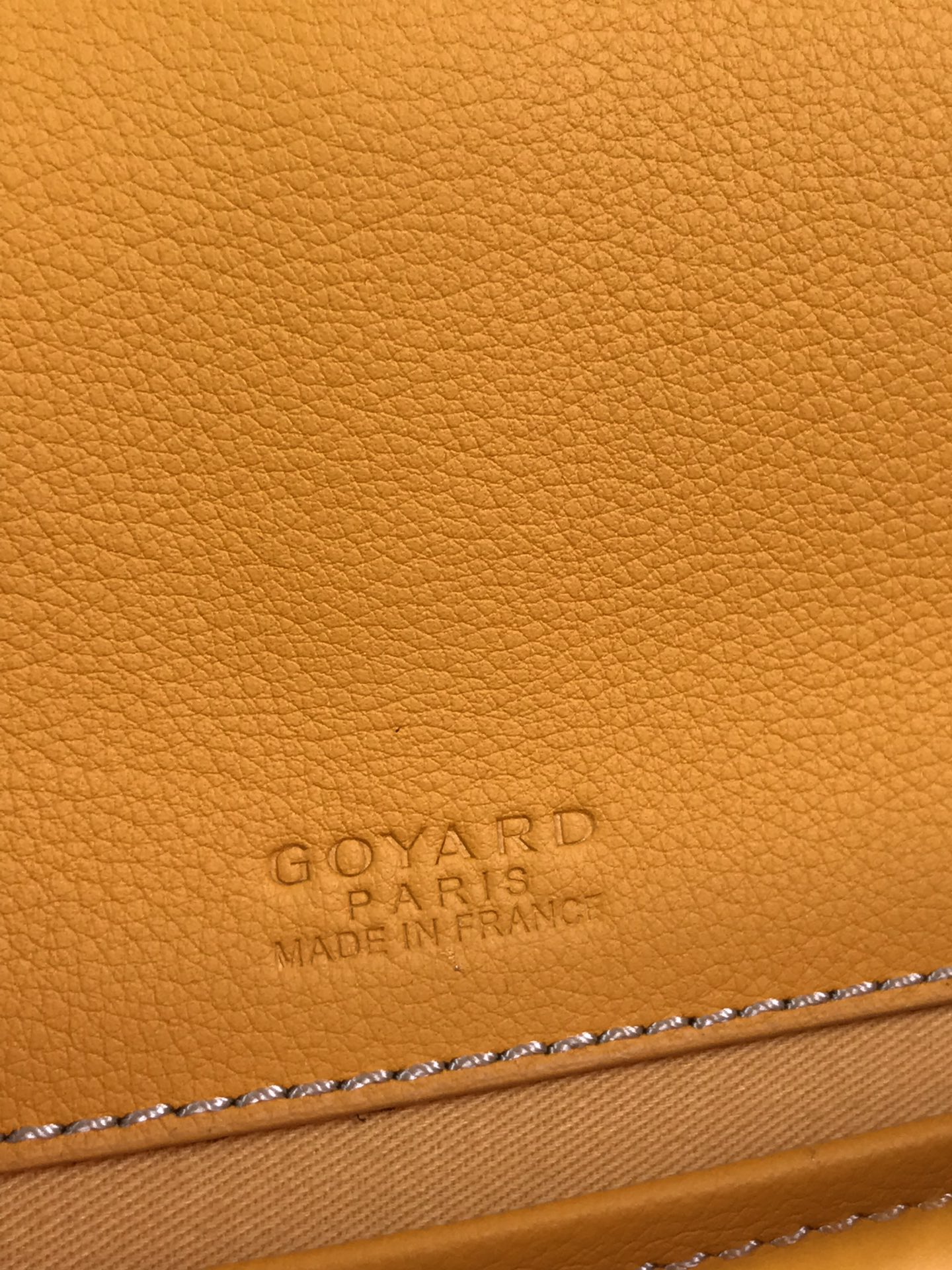 GOYARD Goyardine Belvedere PM Messenger Bag yellow