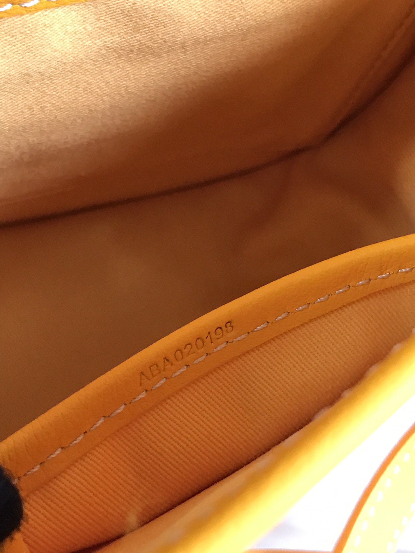 GOYARD Goyardine Belvedere PM Messenger Bag yellow