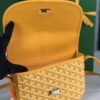 GOYARD Goyardine Belvedere PM Messenger Bag yellow