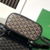 Goyard Alpin Mini 3WAY Leather Backpack Black Cloth