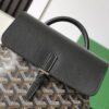 Goyard Alpin Mini 3WAY Leather Backpack Black Cloth
