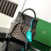 Goyard Alpin Mini 3WAY Leather Backpack Black Cloth