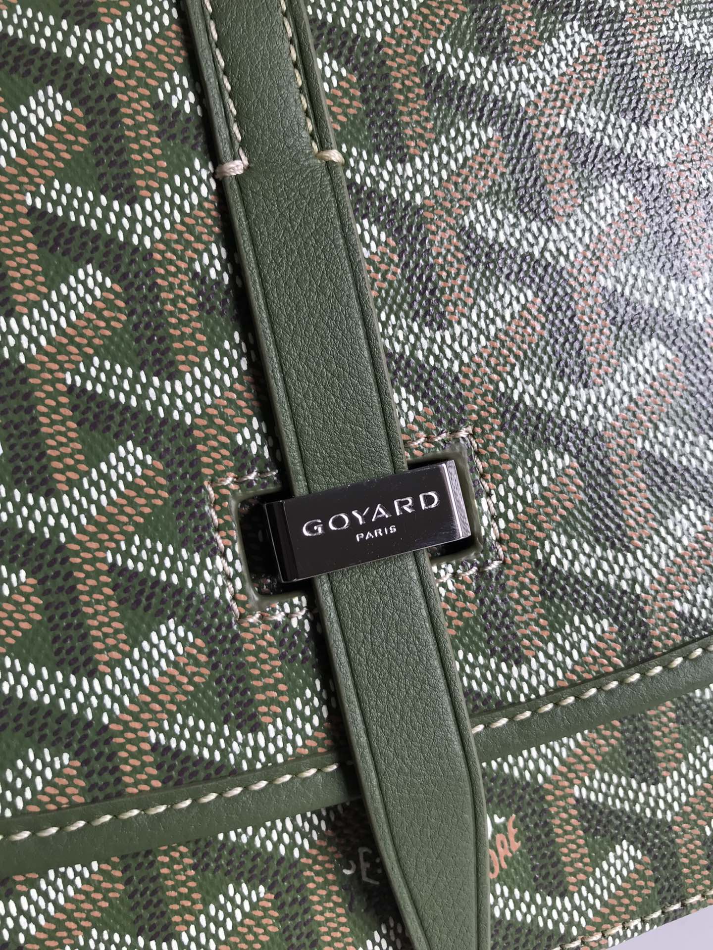 GOYARD Goyardine Belvedere PM Messenger Bag green Kaki