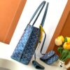 Goyard Pearly Blue Goyardine Canvas And Chevroches