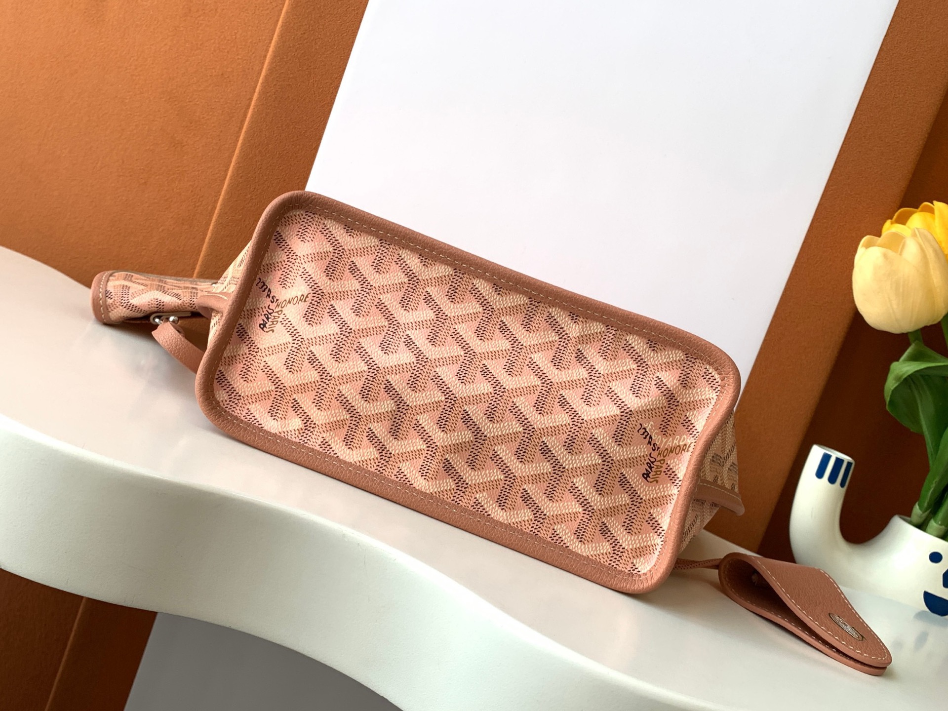 Goyard Tote Bag Ange Mini Pouch f-21489 Salmon Pink