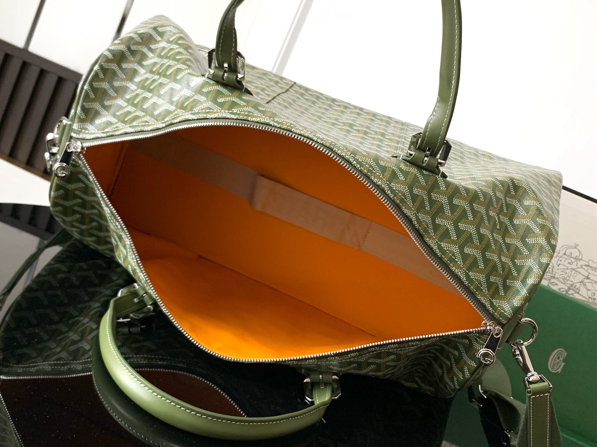 Goyard introduces a new Camo-Green colorway to their ...