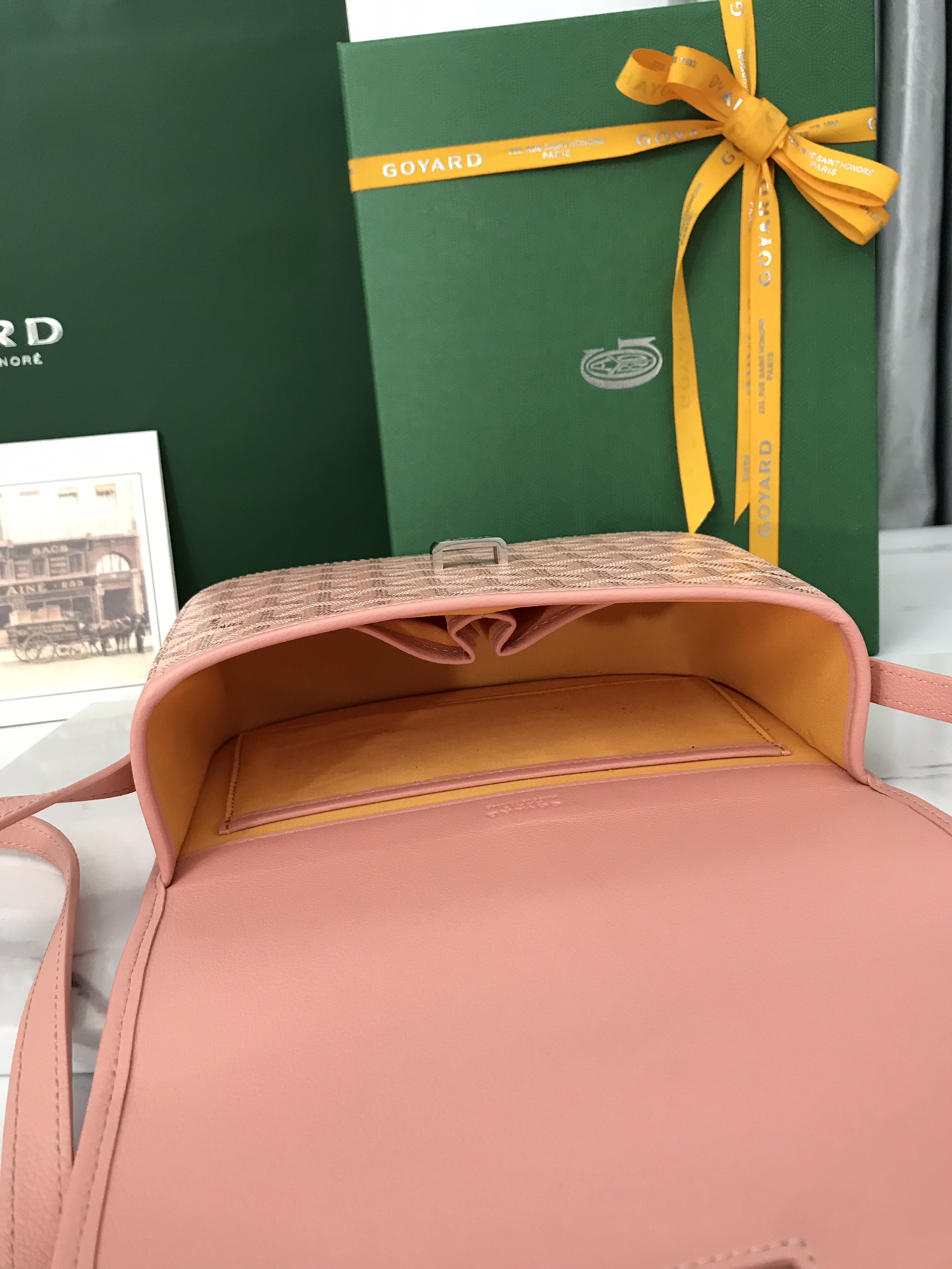 GOYARD Goyardine Belvedere II PM Messenger Bag Pink