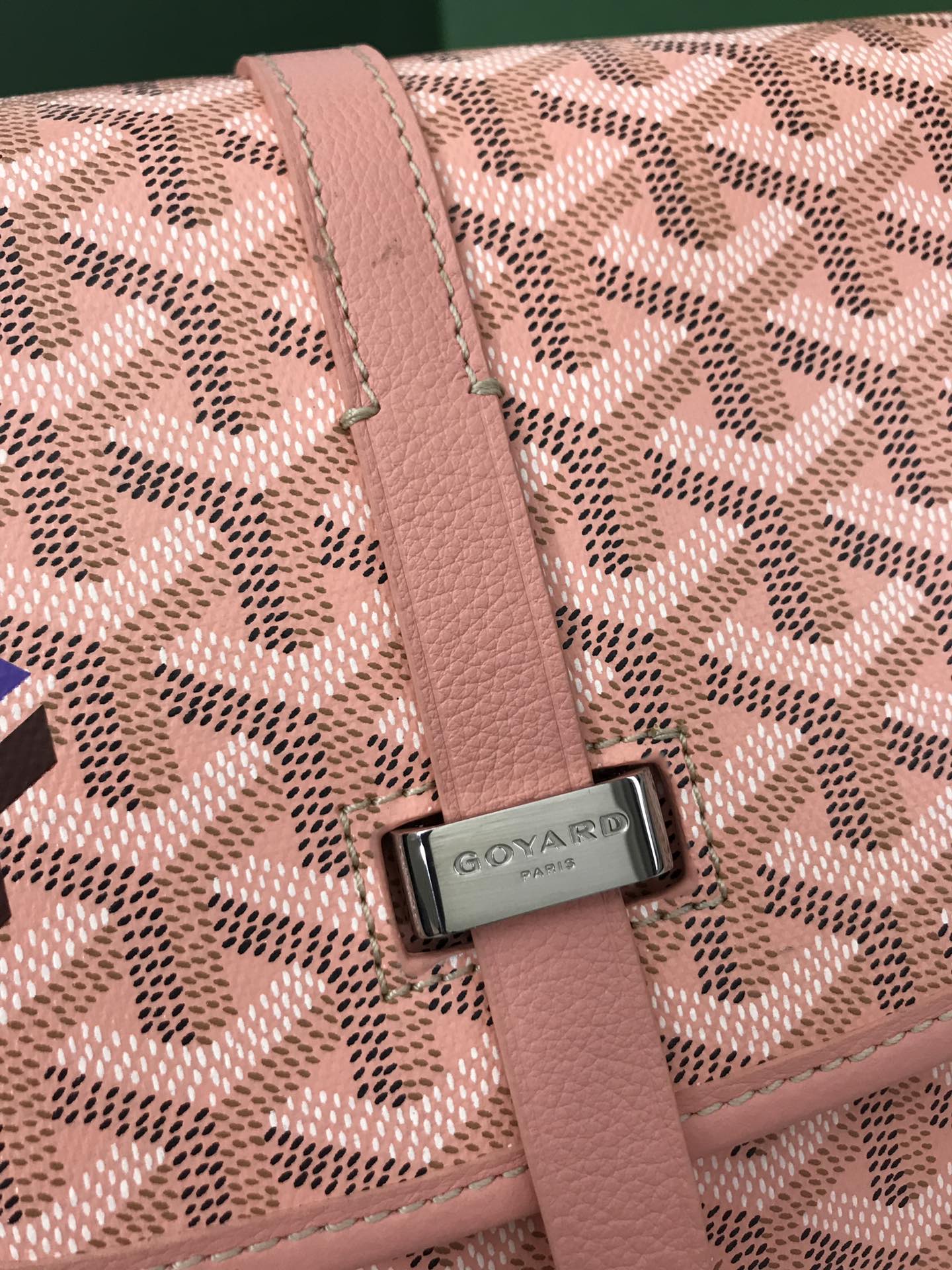 GOYARD Goyardine Belvedere II PM Messenger Bag Pink
