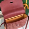 Goyard Belvedere II Messenger Bag Coated Canvas MM Red