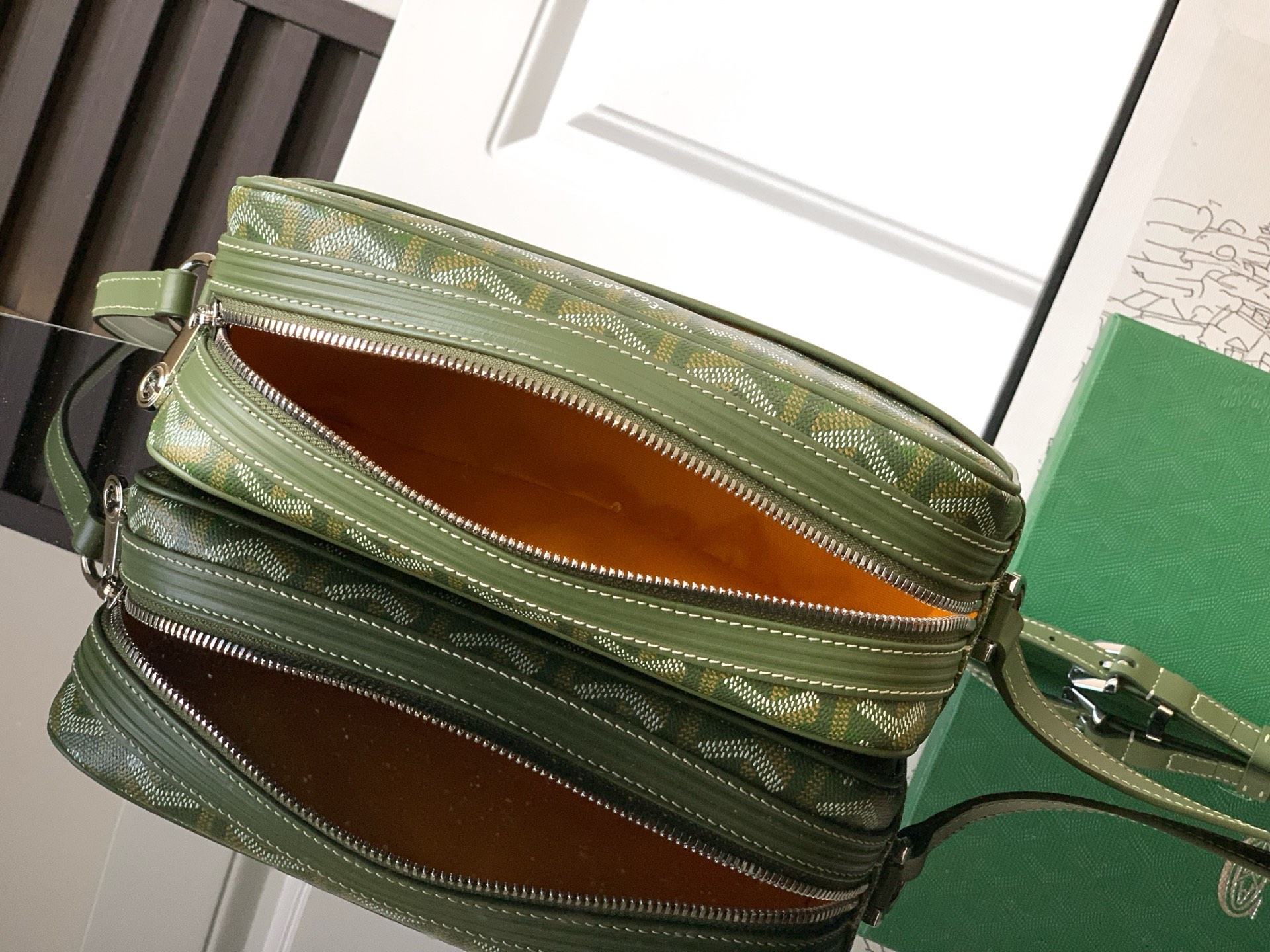 Cap vert crossbody bag Goyard Green in Cotton - 53899218