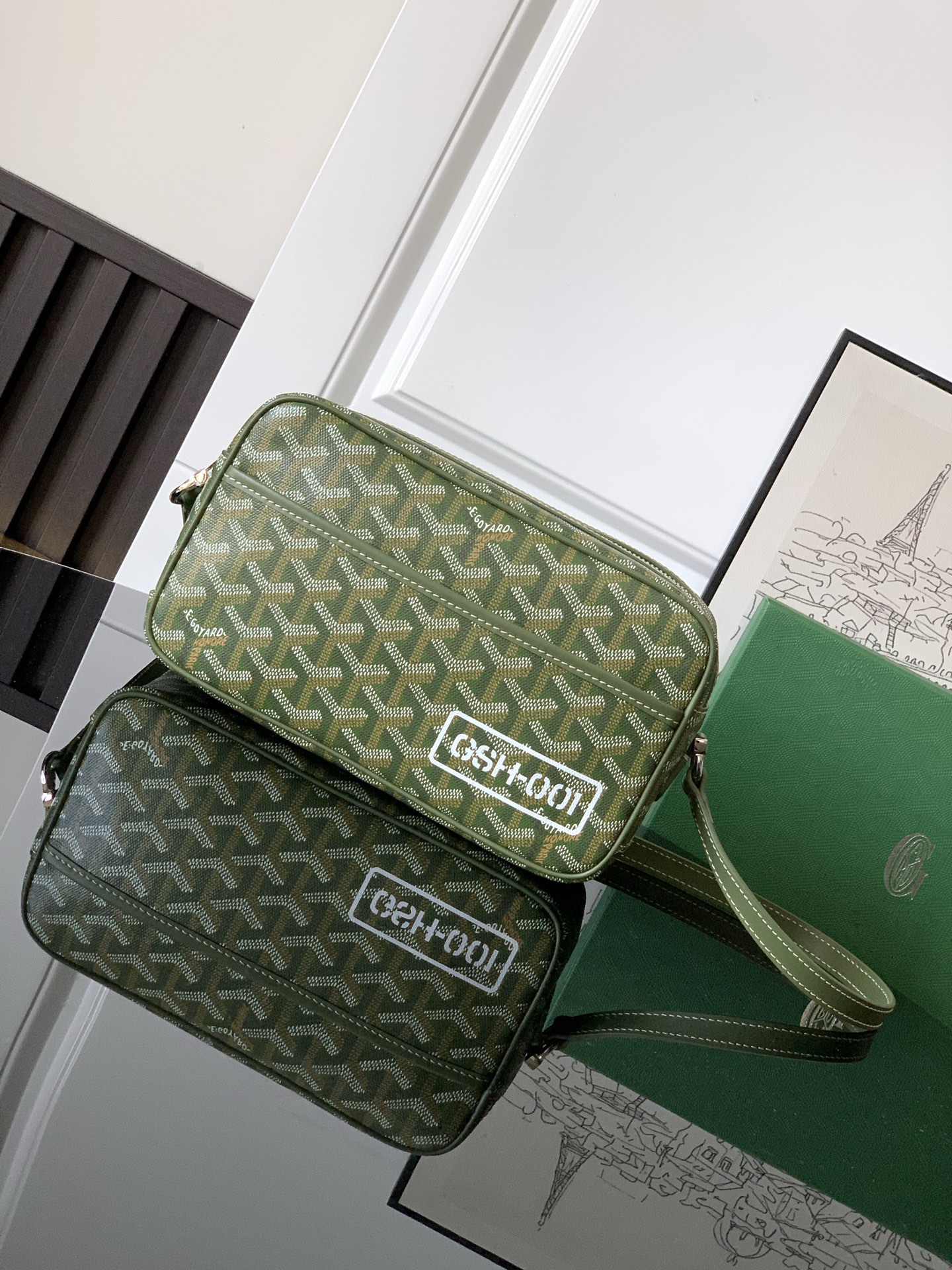 Cap vert crossbody bag Goyard Green in Cotton – 53899218