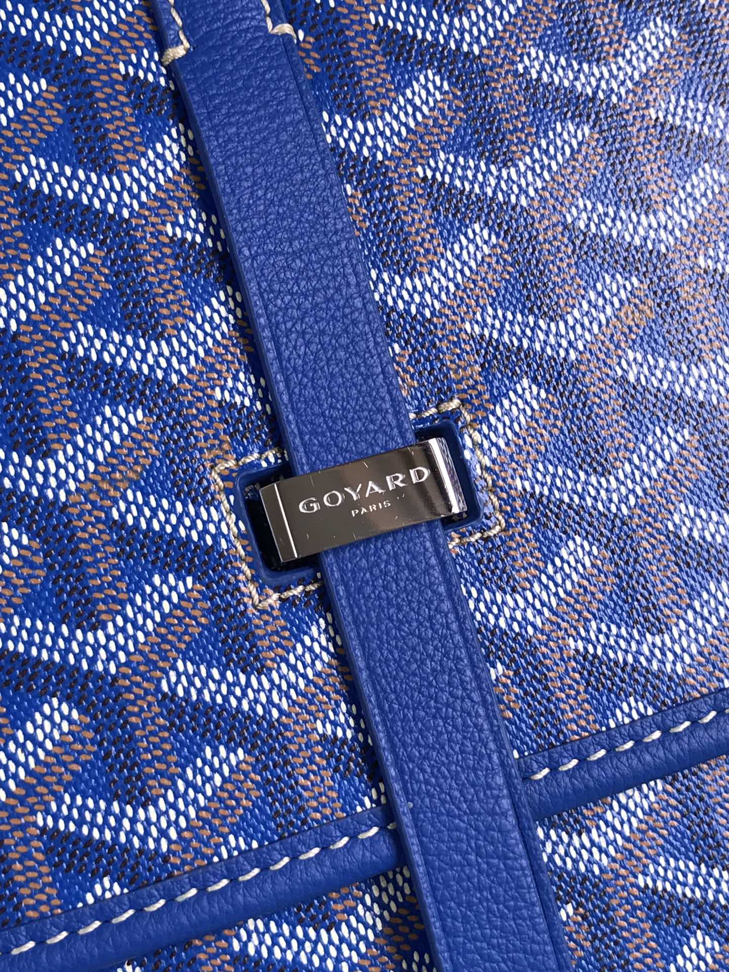 GOYARD Goyardine Belvedere II MM Messenger Bag Sky Blue