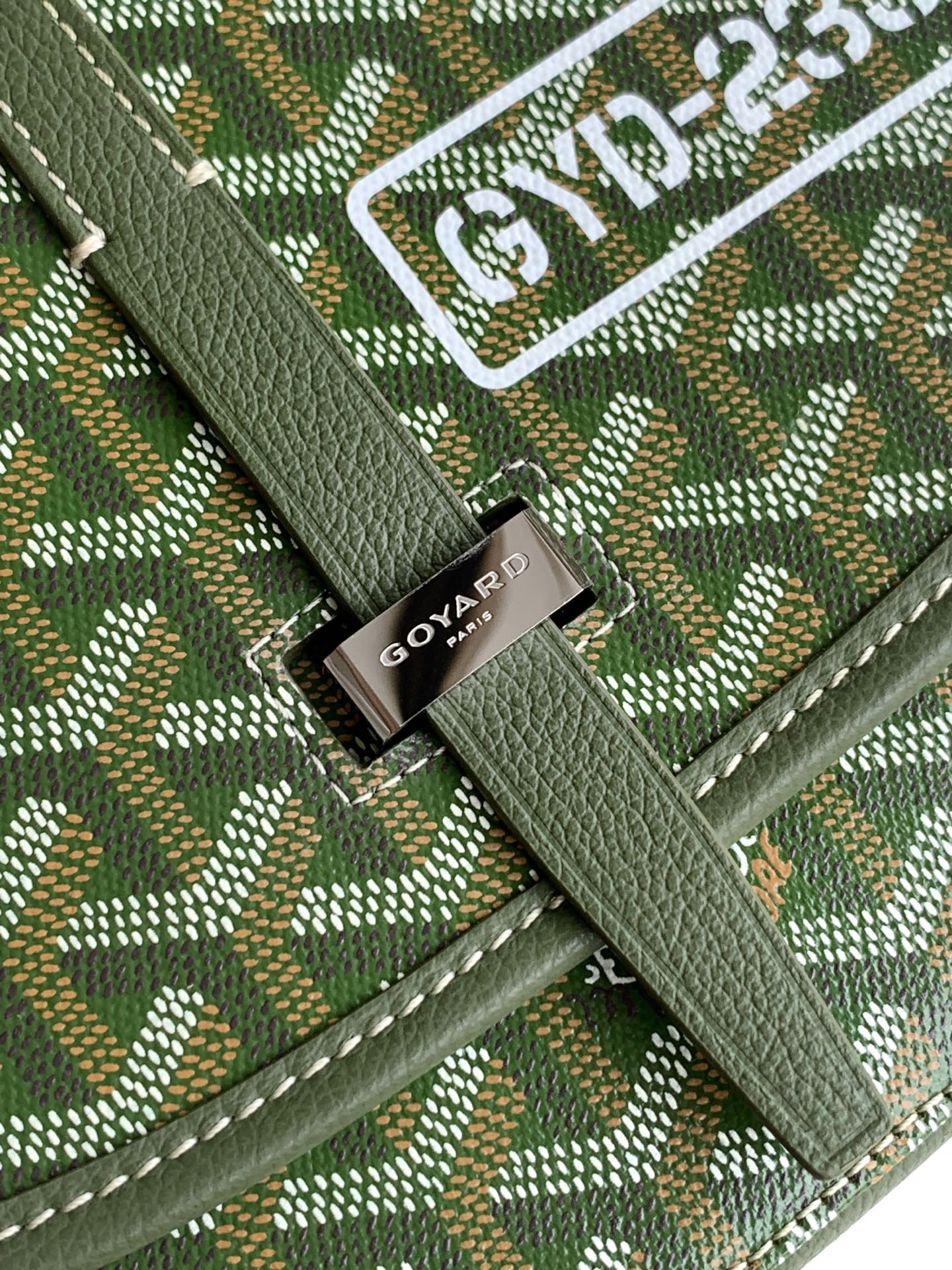 Goyard Khaki Goyard Belvedere Bag green PM Khaki Palladium Hardware Limited Edition