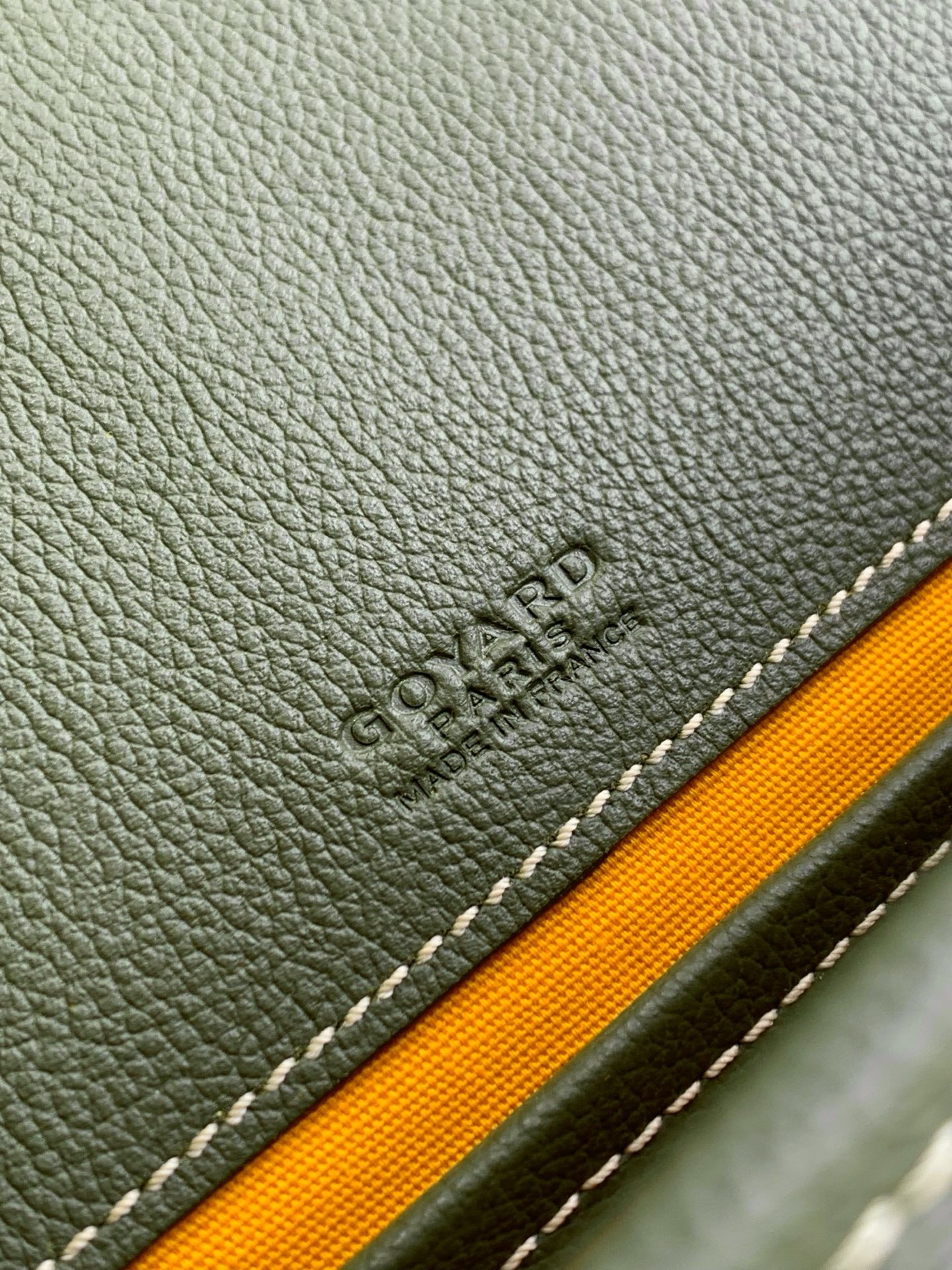 Goyard Khaki Goyard Belvedere Bag green PM Khaki Palladium Hardware Limited Edition