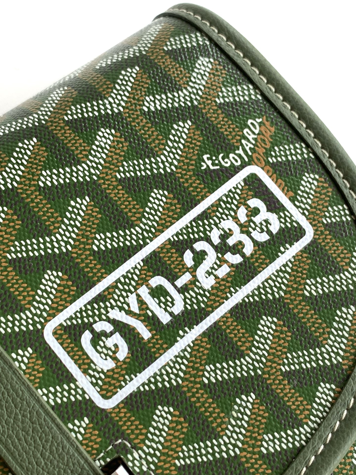 Goyard Khaki Goyard Belvedere Bag green PM Khaki Palladium Hardware Limited Edition