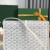 GOYARD Goyardine Belvedere II PM Messenger Bag White