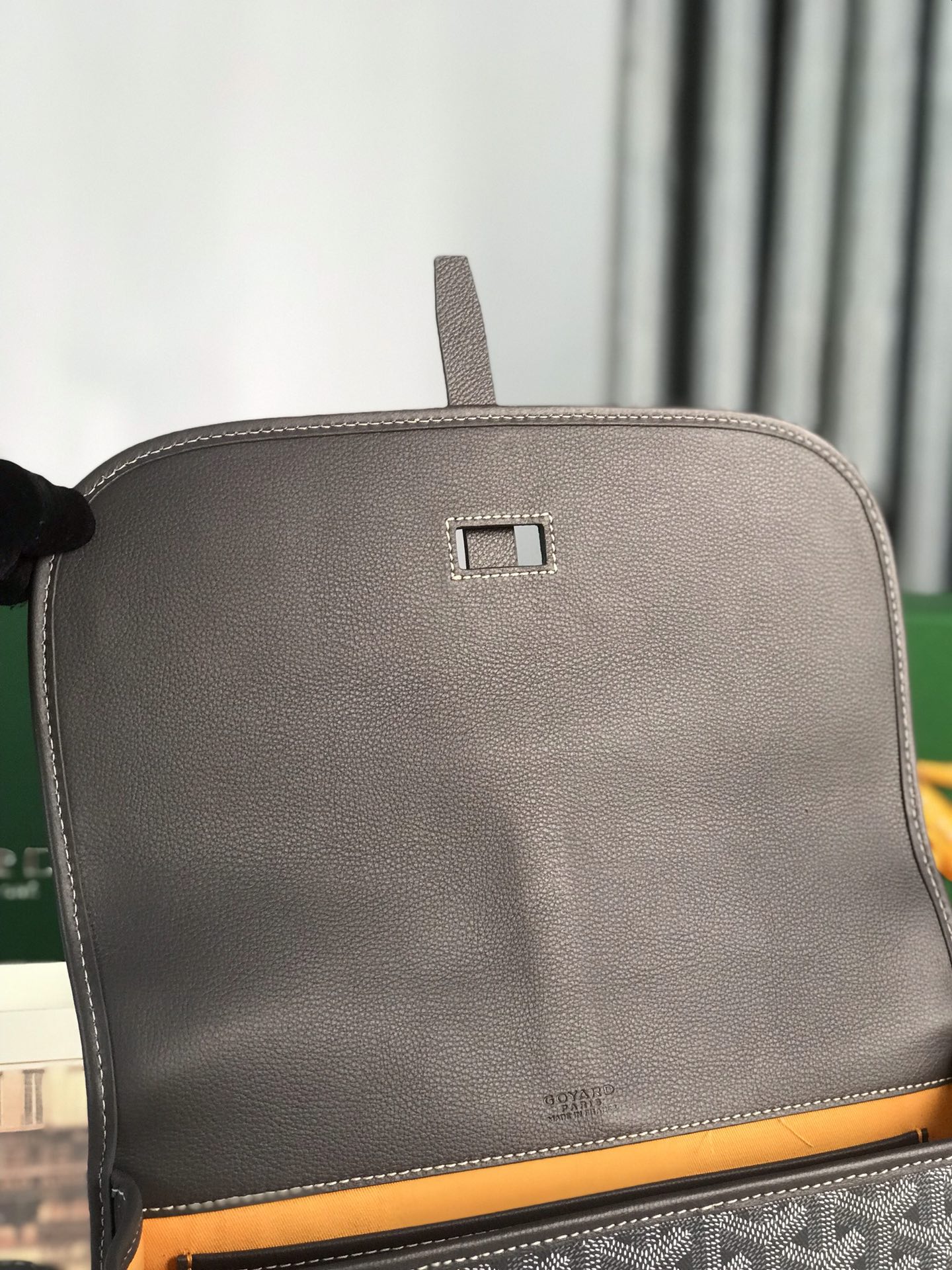 Goyard Belvedere II Messenger Bag Coated Canvas MM Gray