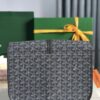 Goyard Belvedere II Messenger Bag Coated Canvas MM Gray