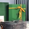 Goyard Belvedere II Messenger Bag Coated Canvas MM Gray