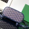 GOYARD Goyardine Calfskin Mini Alpin Backpack navy