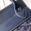 GOYARD Goyardine Calfskin Mini Alpin Backpack navy