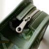 GOYARD Goyardine Jouvence Toiletry Pouch MM Green