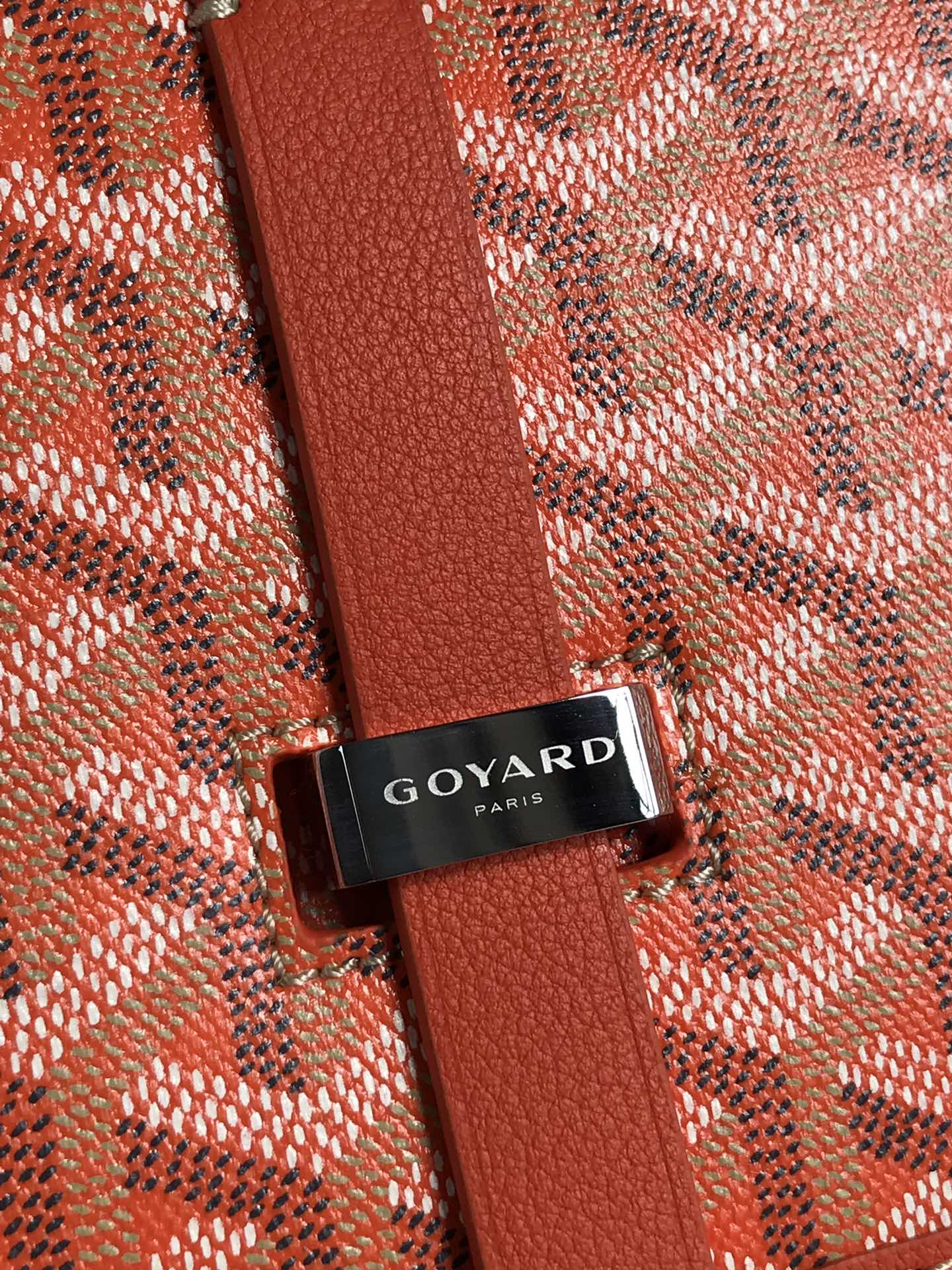 GOYARD Goyardine Belvedere II PM Messenger Bag Orange