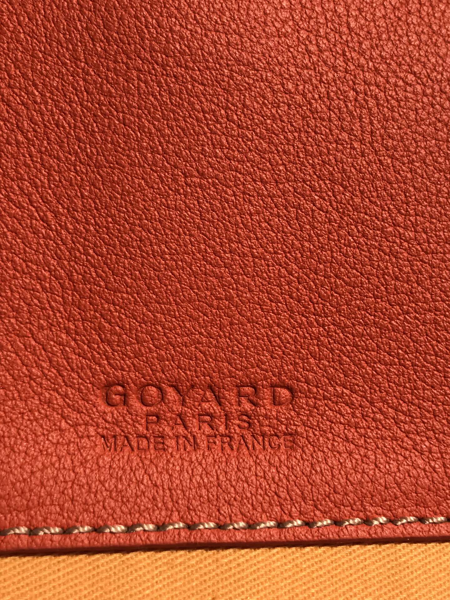 GOYARD Goyardine Belvedere II PM Messenger Bag Orange