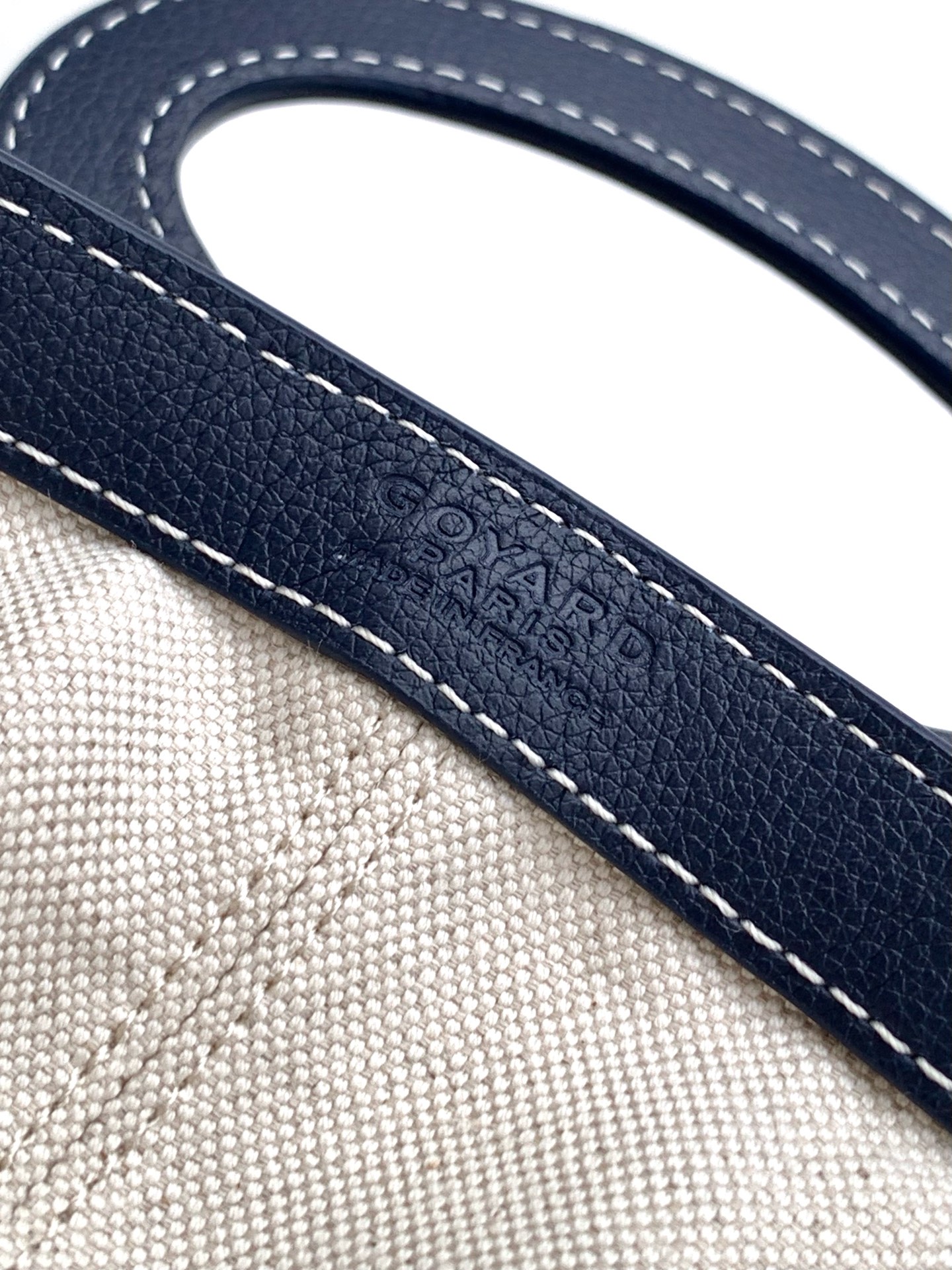 Goyard Beluga Mini Bag Navy Blue Hand-Painted Heart Purple