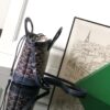 Goyard Beluga Mini Bag Navy Blue Hand-Painted Heart Purple