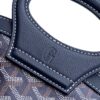 Goyard Beluga Mini Bag Navy Blue Hand-Painted Heart Purple
