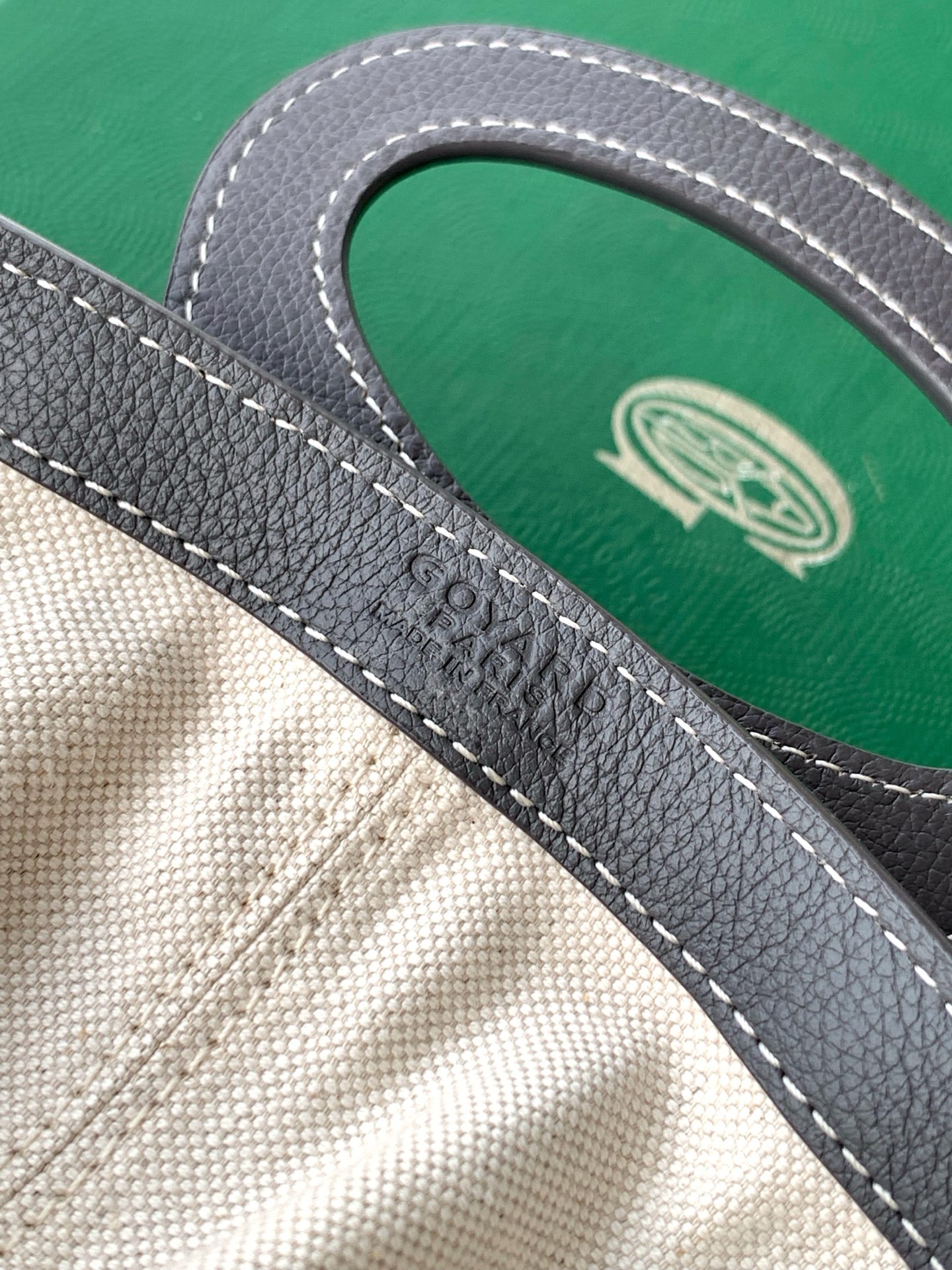 Goyard Beluga Mini Bag In Grey Goyardine Canvas And