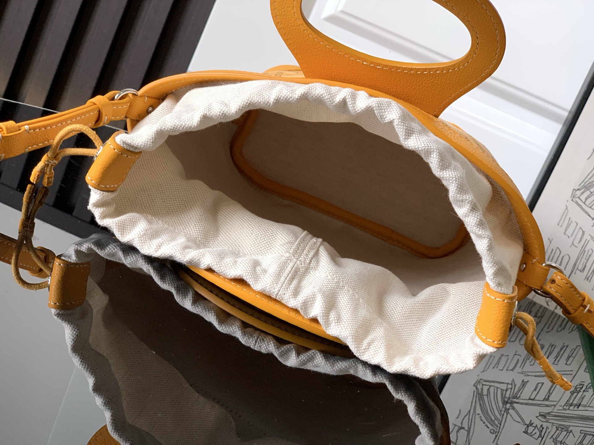 Goyard Goyardine Canvas yellow Beluga Mini Bag