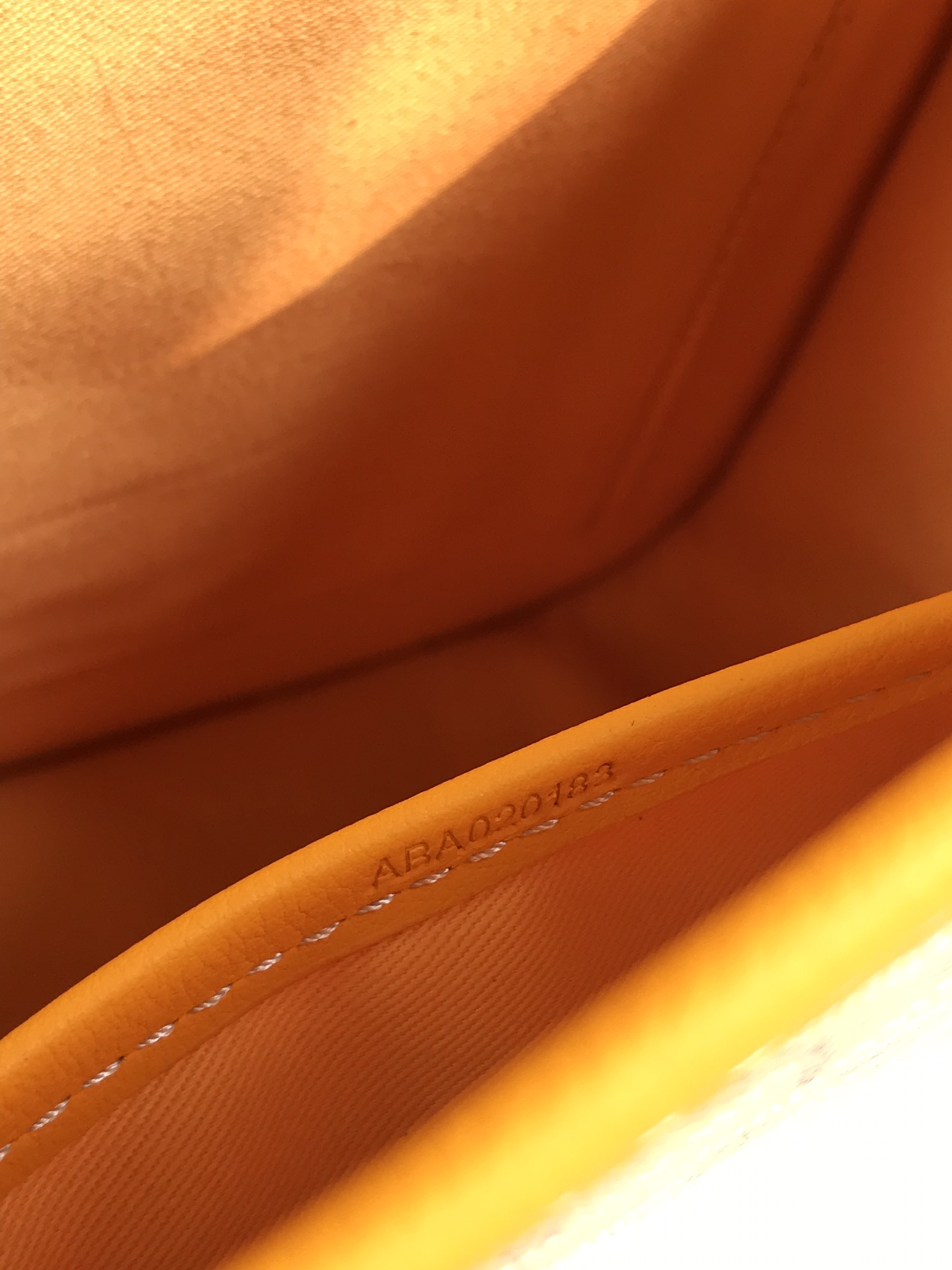 GOYARD Goyardine Belvedere II PM Messenger Bag yellow