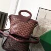 Goyard Beluga Mini Bag In Burgundy Goyardine Canvas