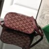 Goyard Beluga Mini Bag In Burgundy Goyardine Canvas