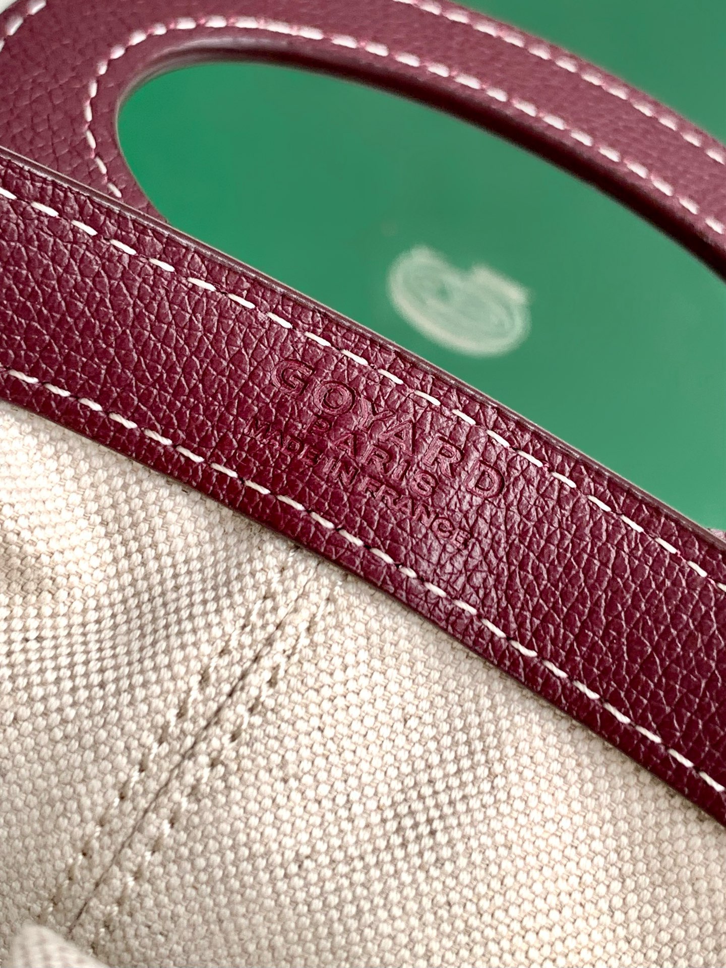 Goyard Beluga Mini Bag In Burgundy Goyardine Canvas