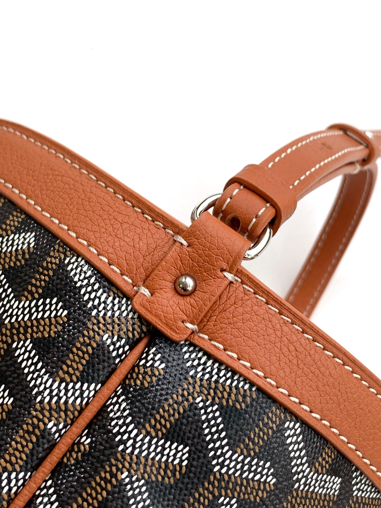 GOYARD Cow Leather Handbag Mini Women's brown