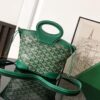 GOYARD Cow Leather Handbag Mini Women's Green