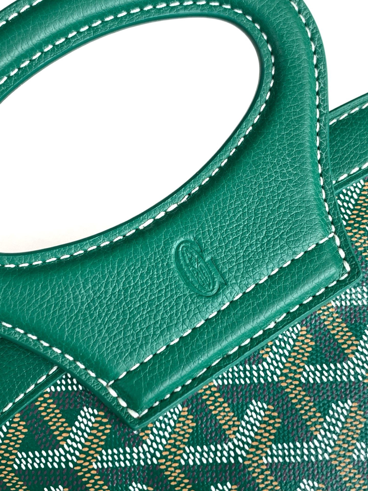 GOYARD Cow Leather Handbag Mini Women's Green