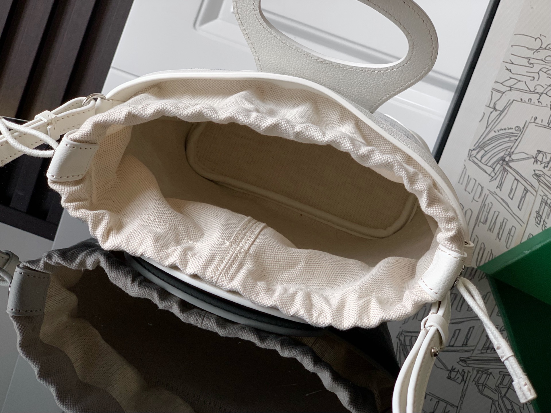 Goyard Beluga Mini Bag In White Goyardine Canvas And