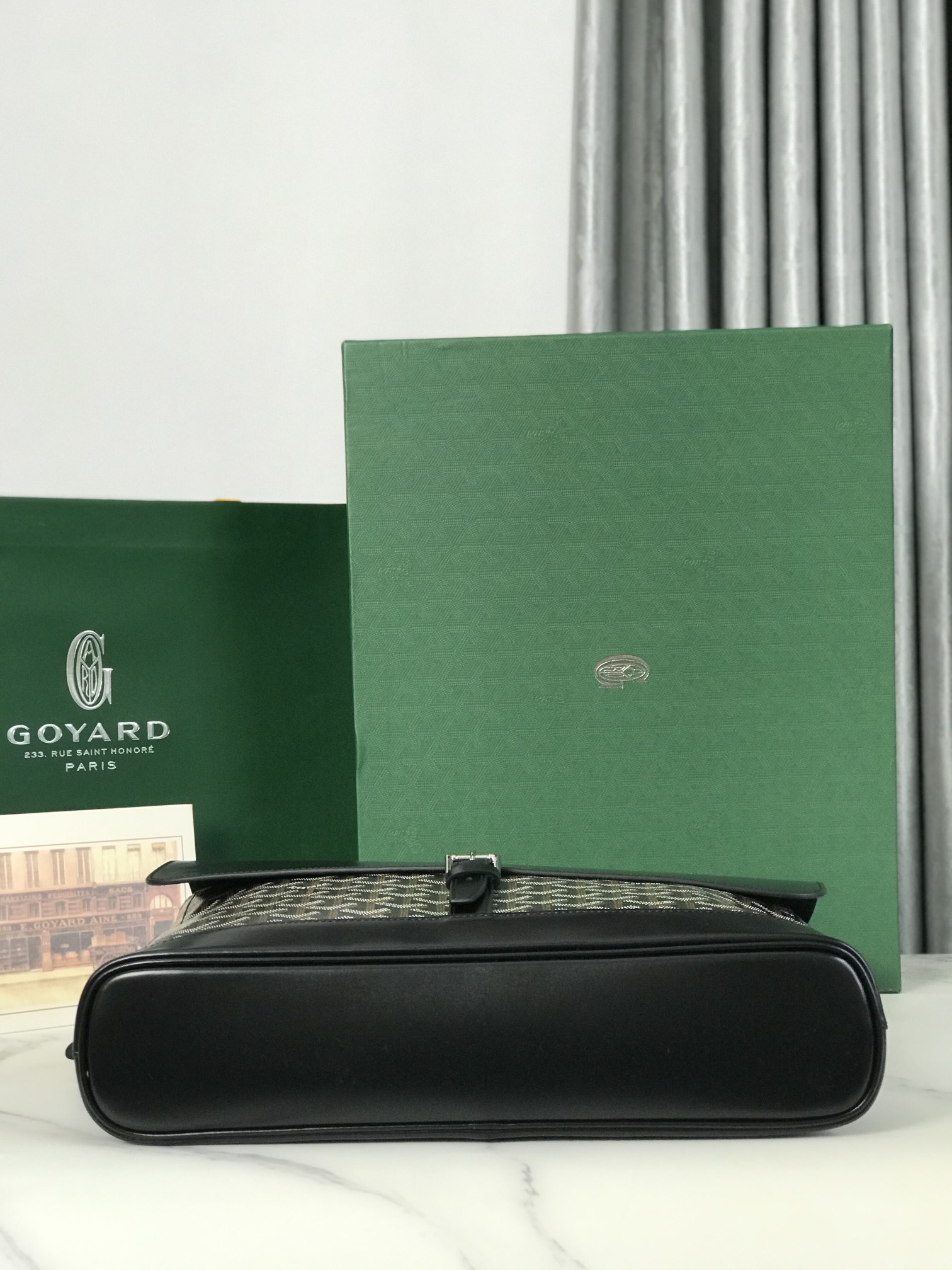 GOYARD Goyardine Citadin Messenger Black 339878 |