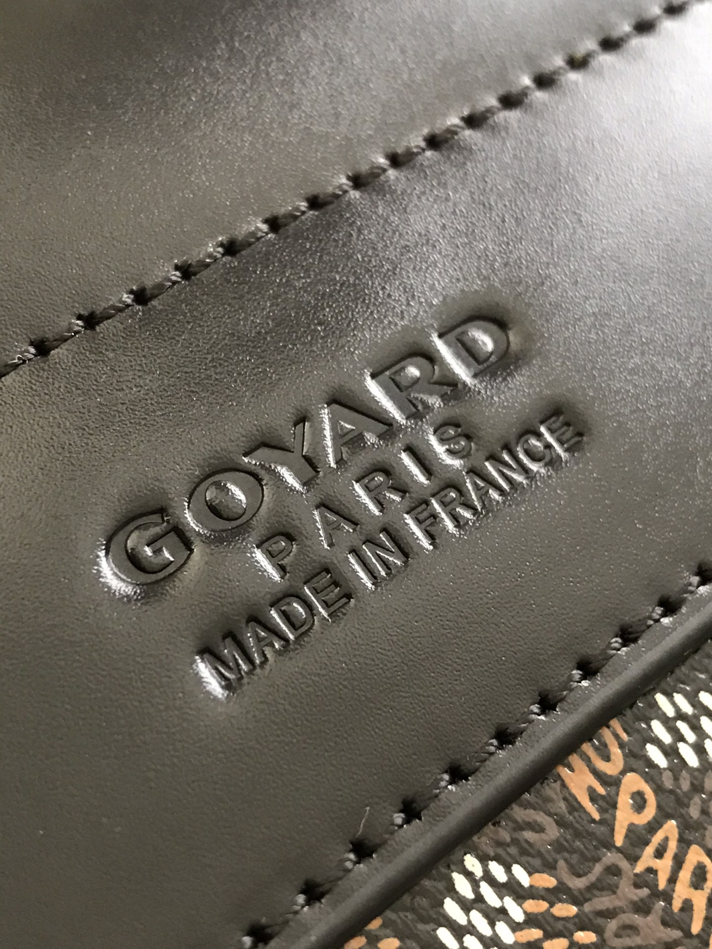 GOYARD Goyardine Citadin Messenger Black 339878 |